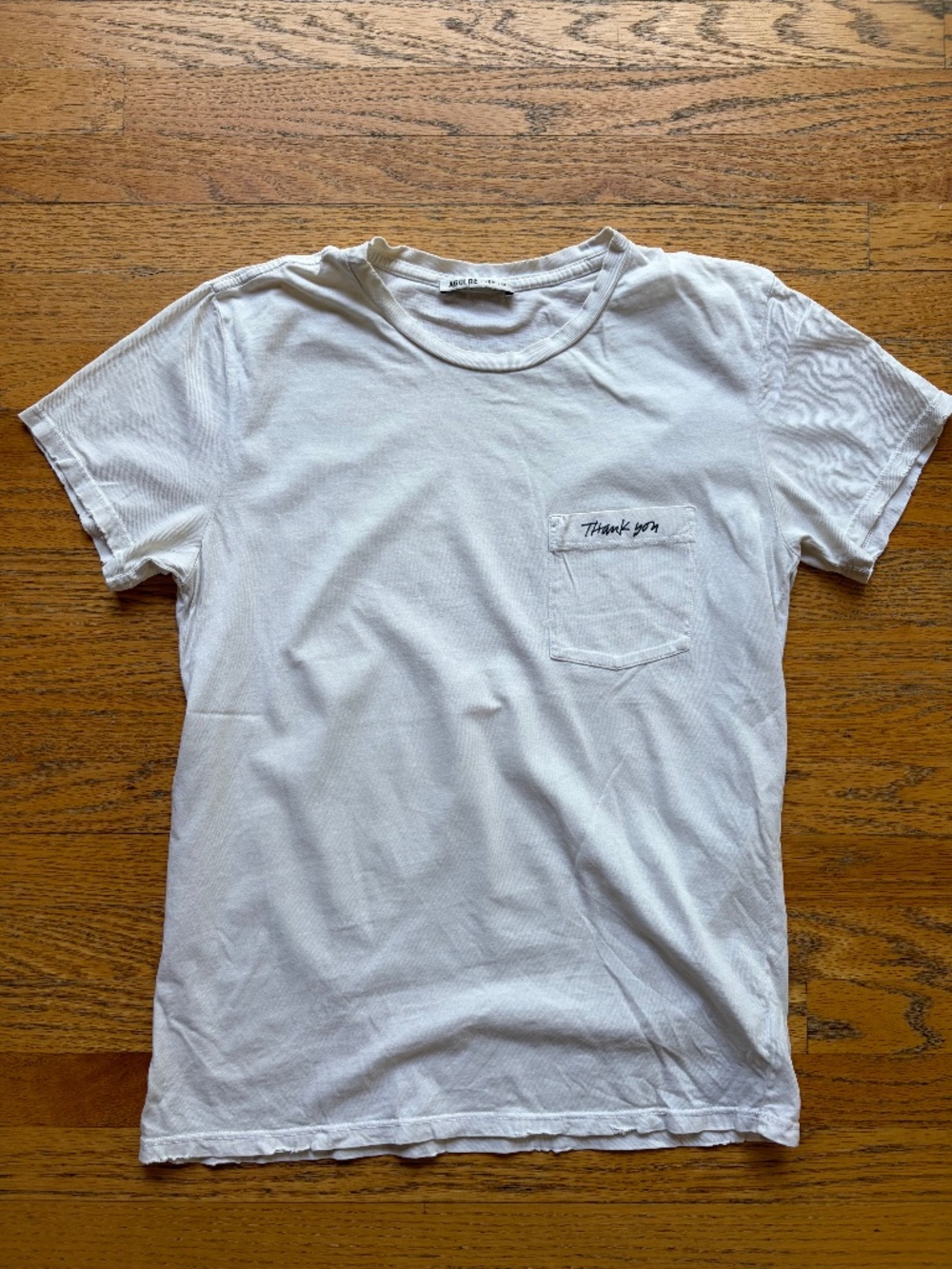 AGOLDE POCKET TEE - THANK YOU
